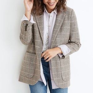 Madewell | Larsen Blazer in Plaid